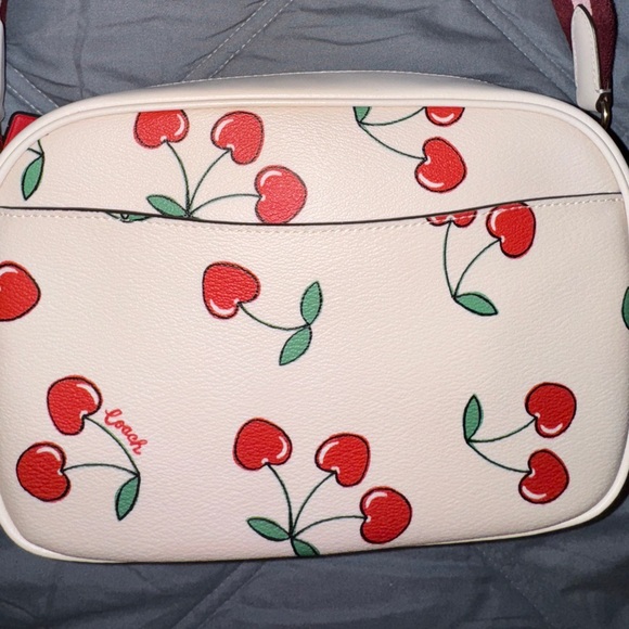 Coach Women's Jamie Camera Bag in Heart Cherry Print - Picture 10 of 12